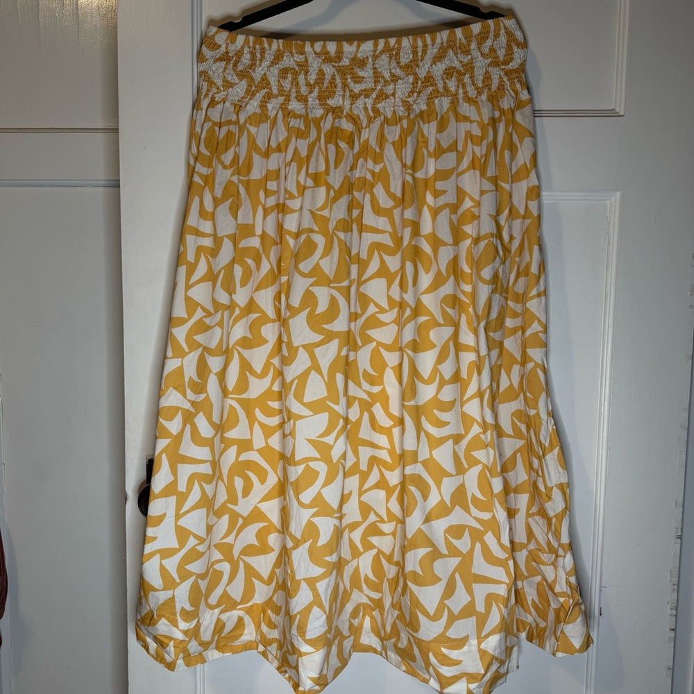 Marine Layer Bea Poplin Midi Skirt